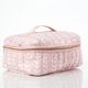 Personalized Powder Pink Vine Cosmetic Case Image 3 of 4
